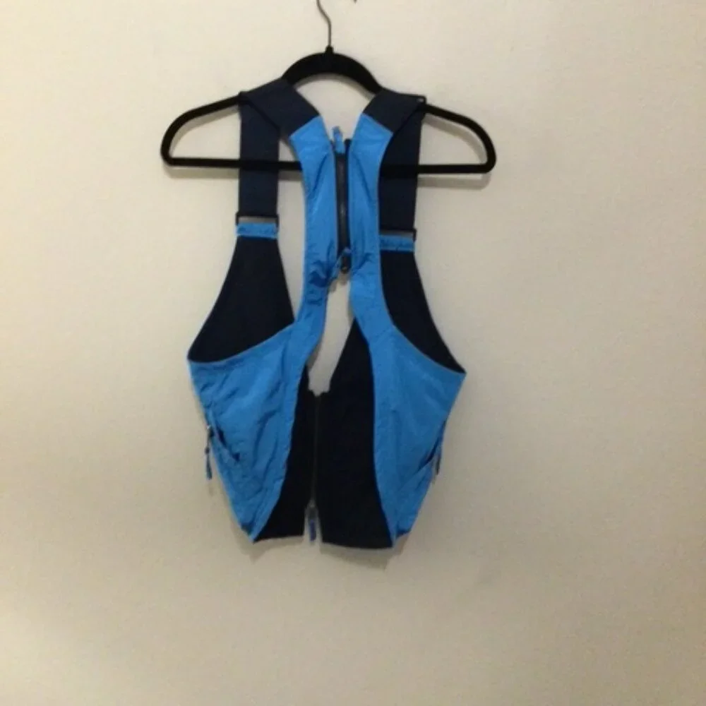 NWT Free People Blue outdoor utility walking running vest - Picture 5 of 7